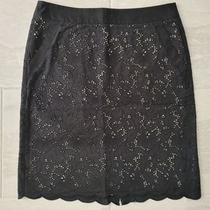 Loft Eyelet Lace Skirt